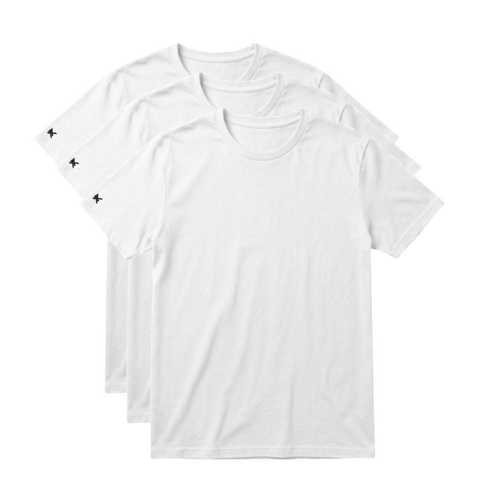 Kit 3 Camisetas Premium Lisa
