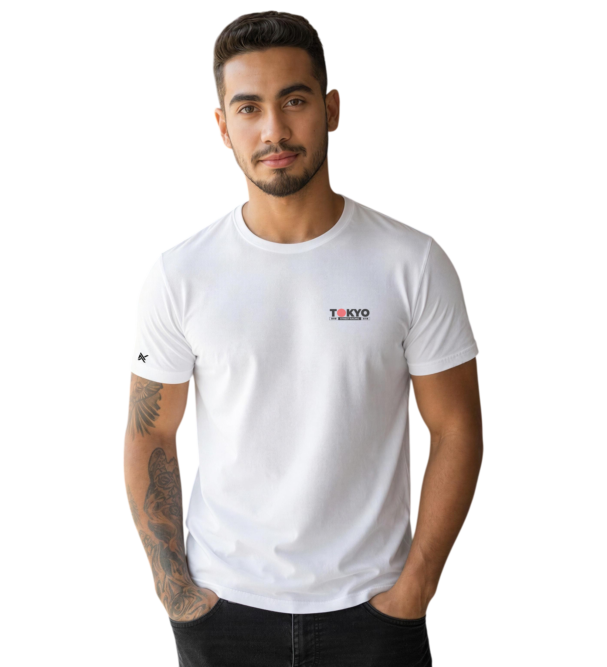 Camiseta Premium Branca Tokyo