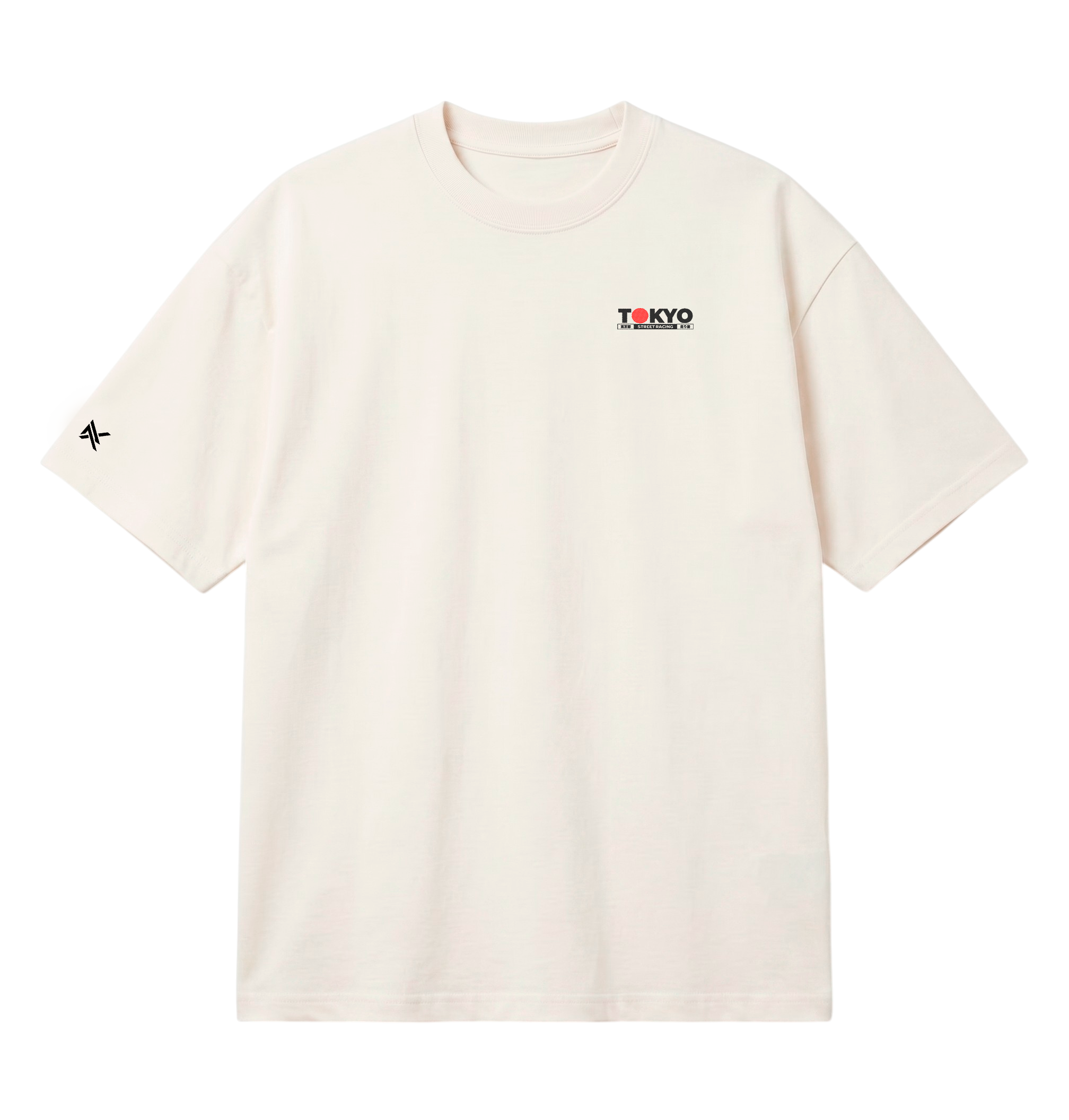 Camiseta Oversized Suedine Off White Tokyo