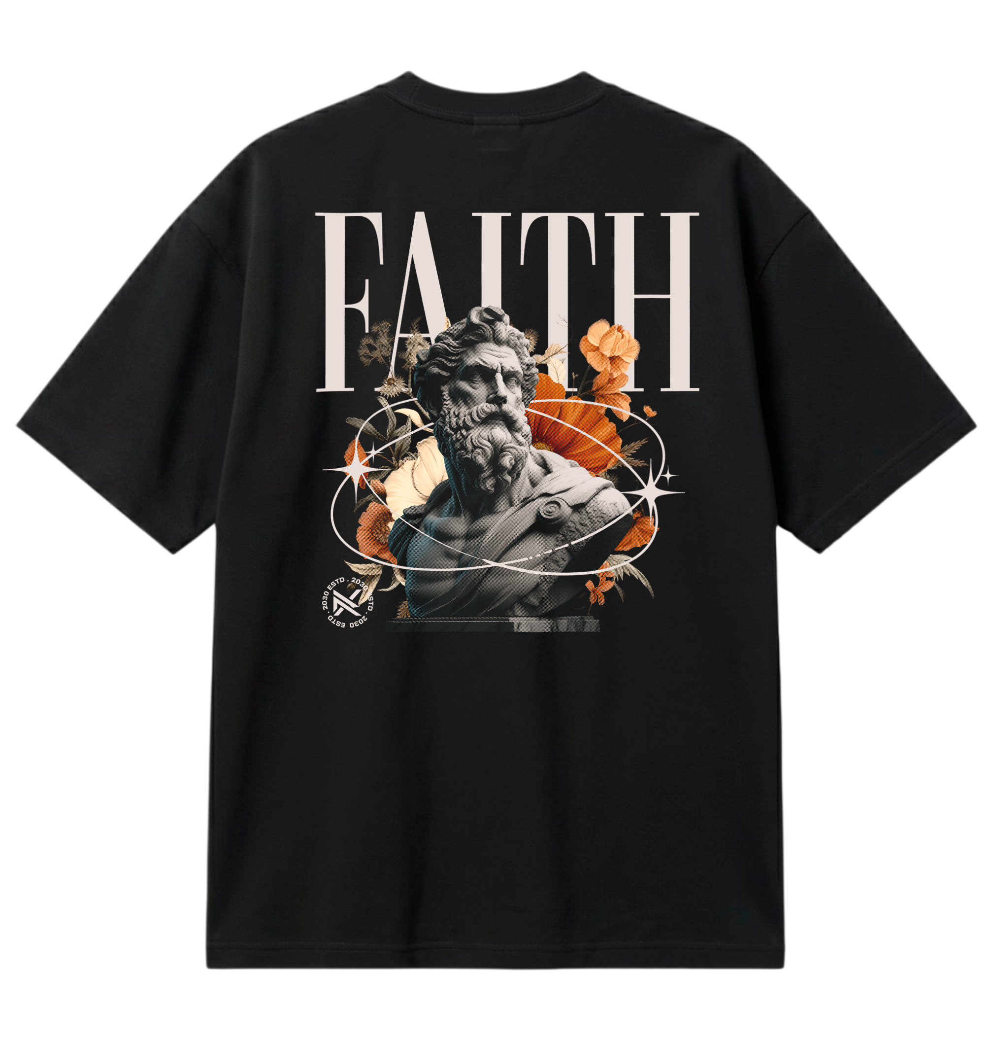 Camiseta Oversized Suedine Faith