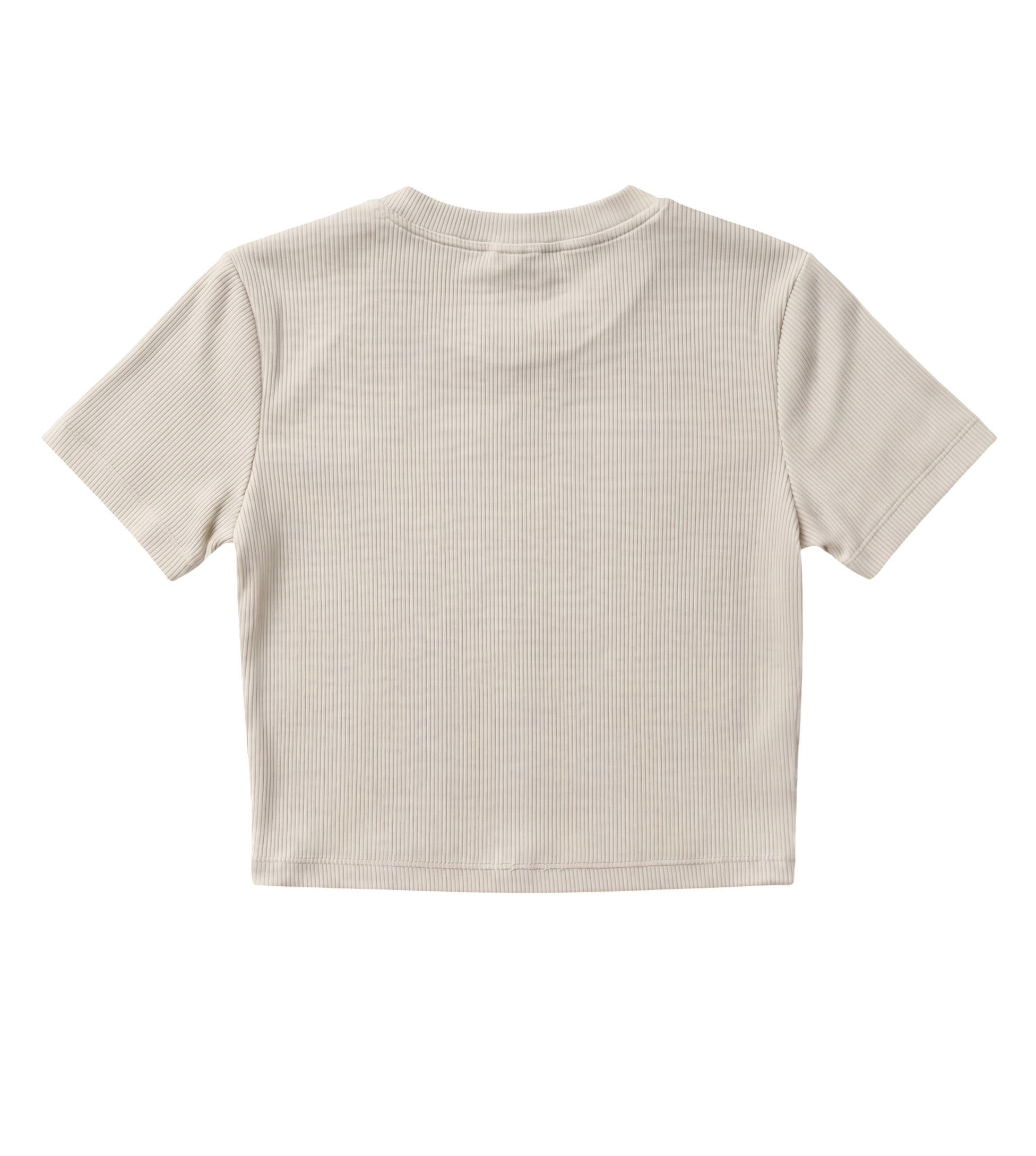 Cropped em Ribana Canelada Off White