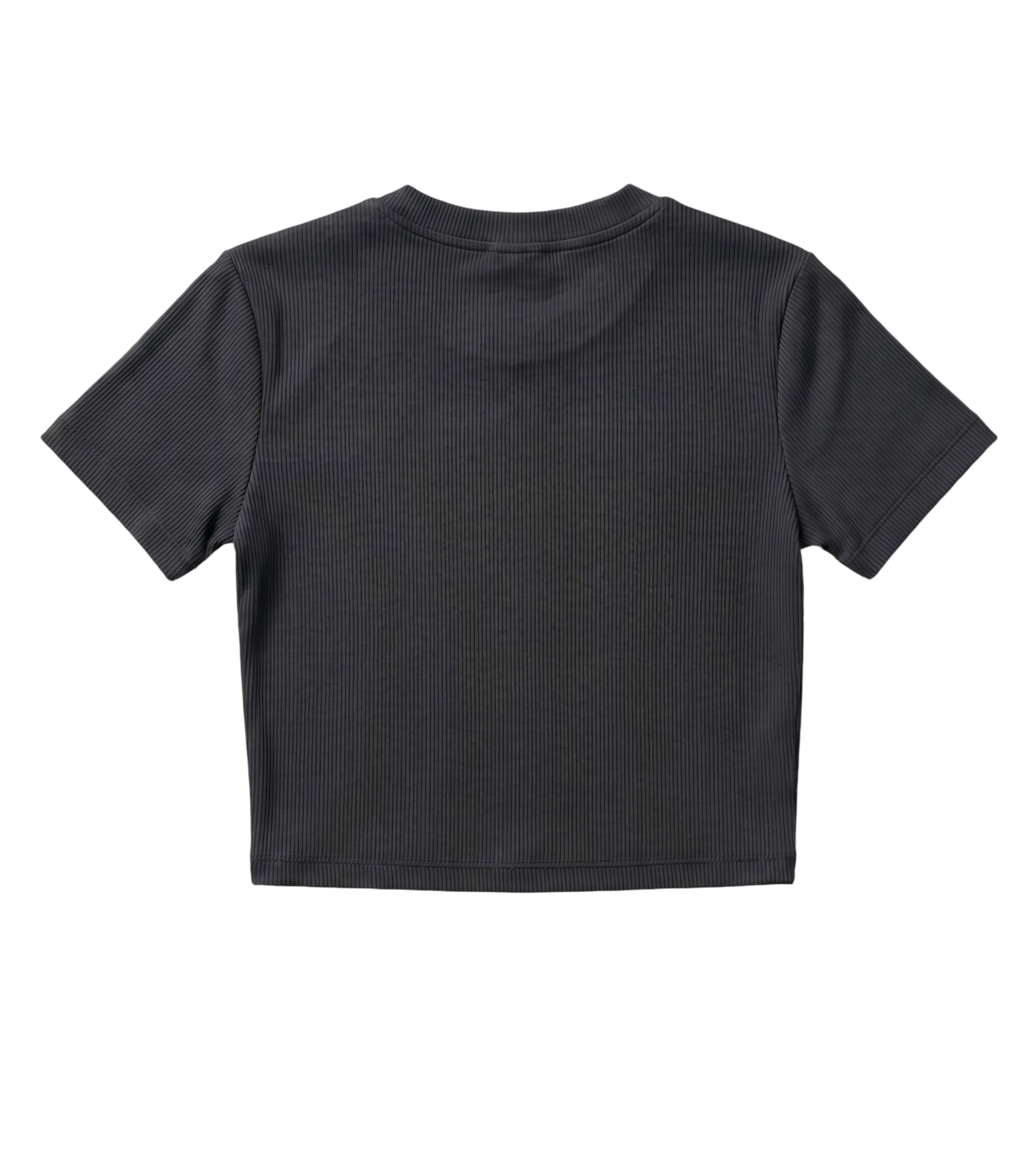 Cropped em Ribana Canelada Preto