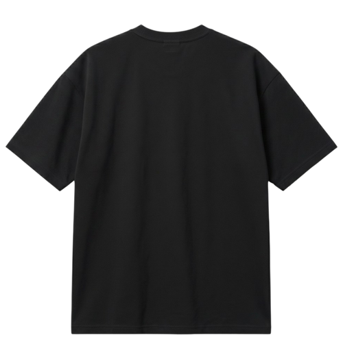 Camiseta Oversized Suedine Lisa Preta