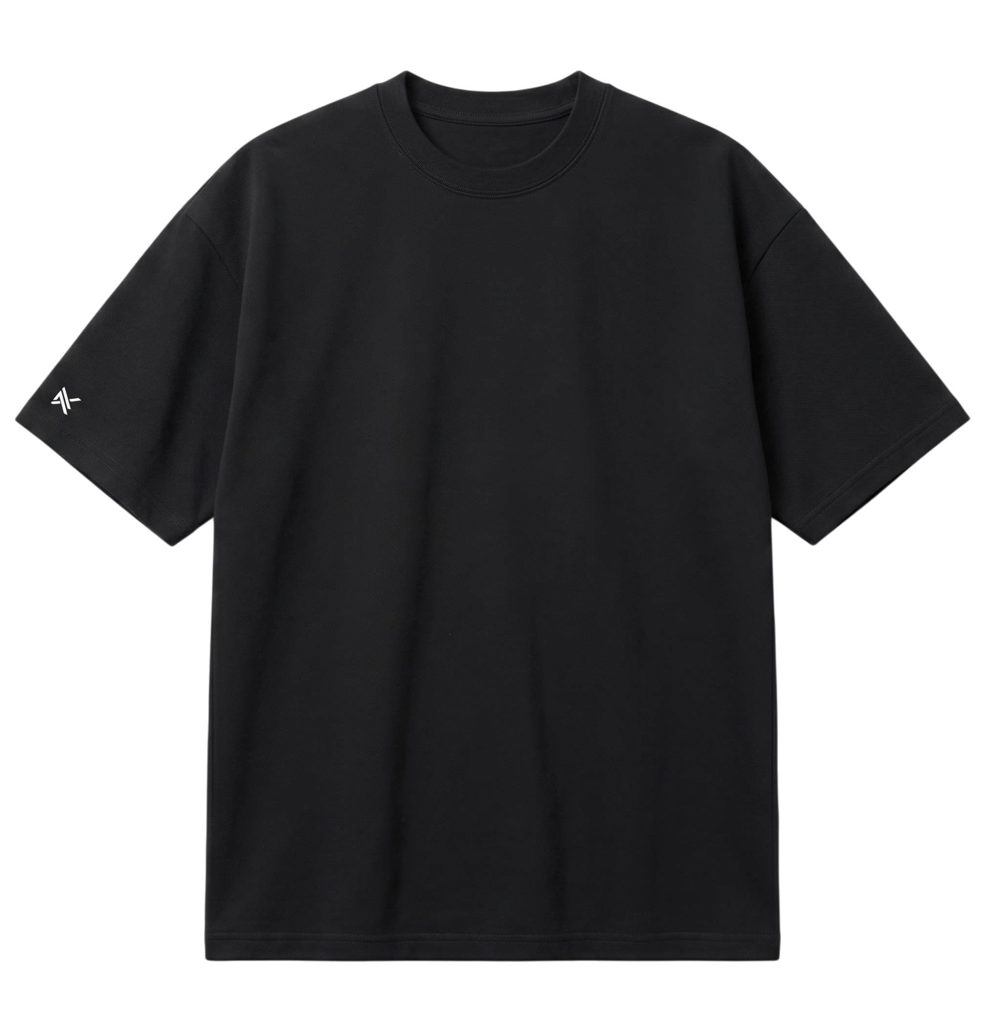 Camiseta Oversized Suedine Lisa Preta