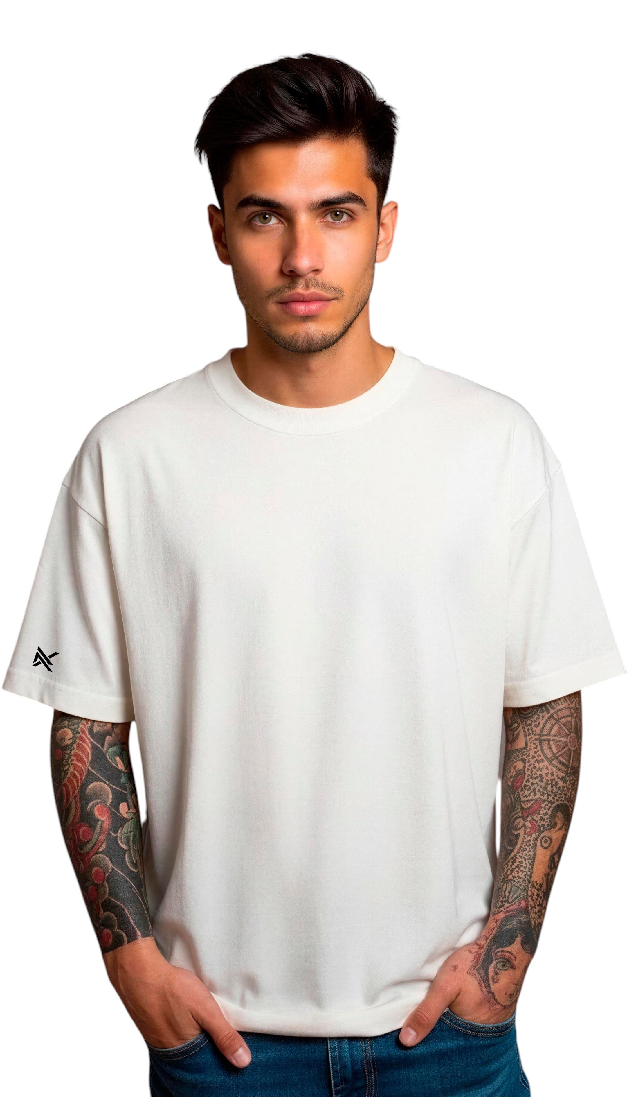 Camiseta Oversized Suedine Off White Lisa