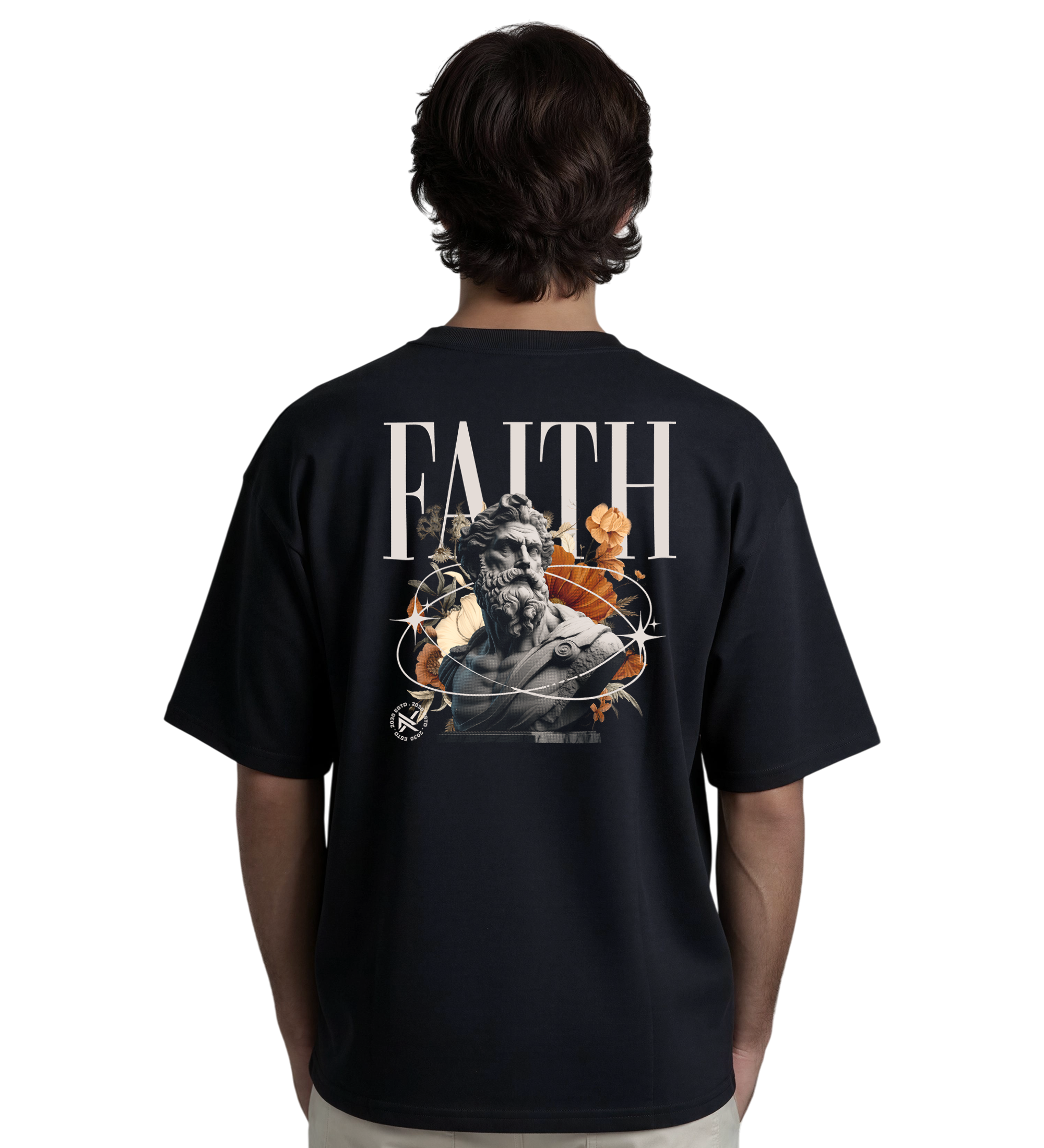 Camiseta Oversized Suedine Faith